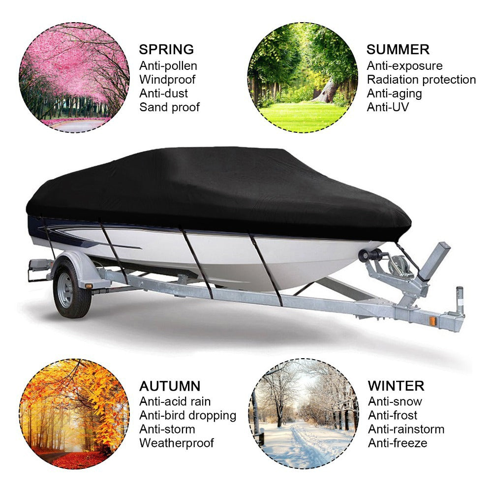 Speedboat Towed Fishing V-Shaped Boat Cover